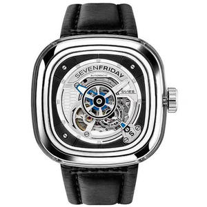Seitsemän perjantaina SEVENFRIDAY-S1 / 01 nahkakello miesten kello automaattinen mekaaninen liike tiheä pohja Seitsemän perjantaina SEVENFRIDAY-S1 / 01 nahkakello miesten kello automaattinen mekaaninen liike tiheä pohja
