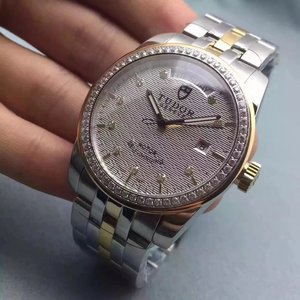 Boutique-Tudor Tudor? Junjue-sarjan kuvioitu timantti miesten mekaaninen katsella dual kalenteri Boutique-Tudor Tudor? Junjue-sarjan kuvioitu timantti miesten mekaaninen katsella dual kalenteri