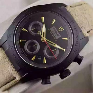 Yksi yhteen Tudor Black Knight Quick Rider-sarjan monitoiminen Chronograph Automaattinen Mekaaninen Miesten Watch