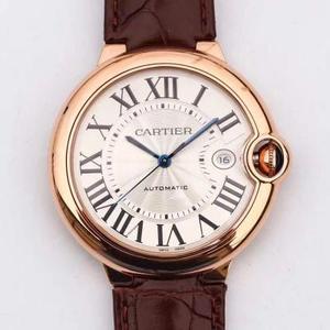 V9 Cartier päivitetty versio 42mm nousi kulta sininen ilmapallo miesten katsella vyö katsella automaattinen mekaaninen liike V9 Cartier päivitetty versio 42mm nousi kulta sininen ilmapallo miesten katsella vyö katsella automaattinen mekaaninen liike