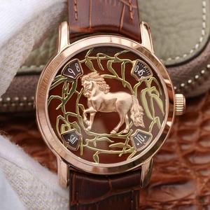 VE Tehdas Vacheron Constantin Art Master-sarjan Horse Malli Mekaaninen Watch Aito Limited Edition VE Tehdas Vacheron Constantin Art Master-sarjan Horse Malli Mekaaninen Watch Aito Limited Edition