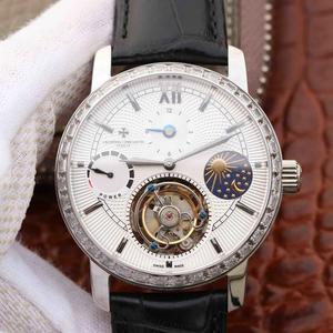 Vacheron Constantin Kineettinen energia näyttö Sun Moon Star Square Diamond True Tourbillon manuaalinen liike Vacheron Constantin Kineettinen energia näyttö Sun Moon Star Square Diamond True Tourbillon manuaalinen liike