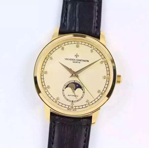 Vacheron Constantin perintö 81180 erittäin ohut kuu vaihe sarjan mekaaninen miesten katsella