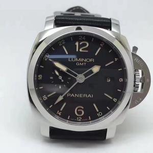 XF: n tuottama Panerai PAM531 LUMINOR 1950 -sarjan GMT kaksoisaikatoiminnonäyttö 44mm. XF: n tuottama Panerai PAM531 LUMINOR 1950 -sarjan GMT kaksoisaikatoiminnonäyttö 44mm.