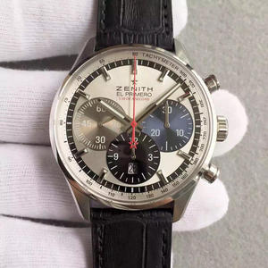 Zenith ELPRIMERO kaareva safiirilasi kaksipuolinen safiiri toi automaattisen liikkeen 7750 Zenith ELPRIMERO kaareva safiirilasi kaksipuolinen safiiri toi automaattisen liikkeen 7750