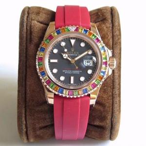 Korkealaatuinen Rolex Golden Yacht Jellybean Edition jahti Master 116695SATS Korkealaatuinen Rolex Golden Yacht Jellybean Edition jahti Master 116695SATS