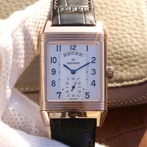 Korkea jäljitelmä Jääkäri-LeCoultre flip-sarjan Reverso katsella neutraali mekaaninen katsella, takaisin voidaan kääntää 
