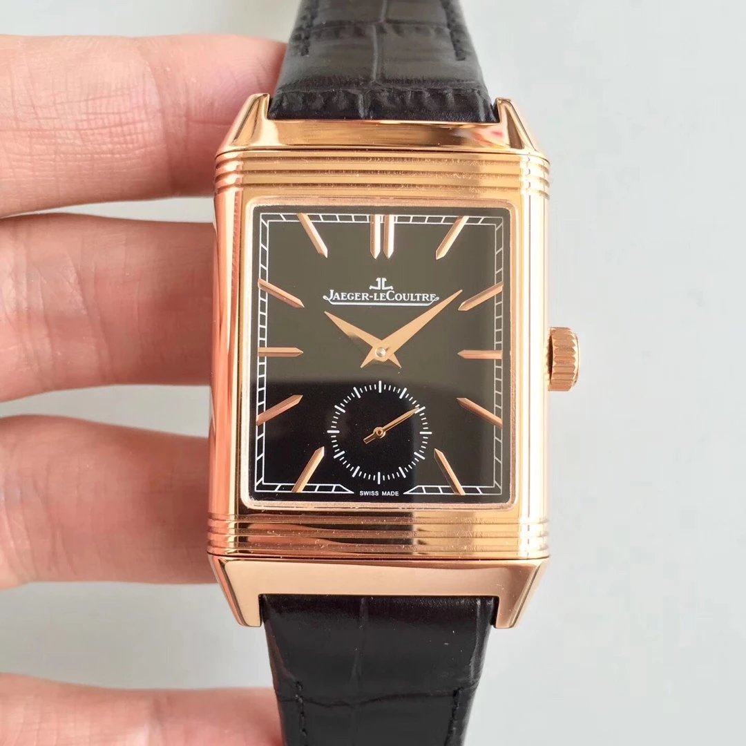 Tarkkuus ja korkea jäljitelmä Jaeger-LeCoultre Master Series 1313520 totta tourbillon miesten katsella 