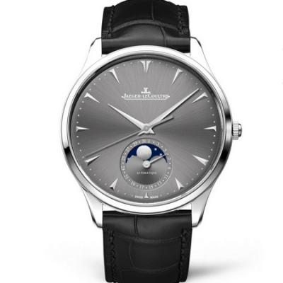 ZF uudelleen kaiverrettu Jaeger-LeCoultre Moon Phase Master -sarja Q1363540 erittäin ohut harmaalevyinen mekaaninen kello 