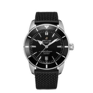 Faire 42mm GF Breitling Super Ocean Culture II, “taibhse uisce” an teaghlaigh - an bezel déanta as criadóireacht caitheamh-resistant polaiméir.