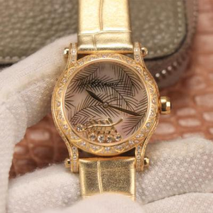 Chopard HappySPORT Sraith Mná Féach Ar Shona Diamond Sraith Óir Múnla Mná Féachaint ar Leathar Strap Gluaiseacht Meicniúil Uathoibríoch Chopard HappySPORT Sraith Mná Féach Ar Shona Diamond Sraith Óir Múnla Mná Féachaint ar Leathar Strap Gluaiseacht Meicniúil Uathoibríoch