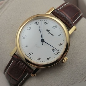 Breguet Breguet Men's Watch 18K Gold Automatic Mechanical Transparent Leather Strap Men's Watch Digital Scale Swiss Movement Breguet Breguet Men's Watch 18K Gold Automatic Mechanical Transparent Leather Strap Men's Watch Digital Scale Swiss Movement