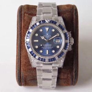 GS luxury masterpiece Rolex SUB Submariner rear diamond customized version! It is a fusion of luxury sparkle and non-fading, and it is the best choice for classic trends GS luxury masterpiece Rolex SUB Submariner rear diamond customized version! It is a fusion of luxury sparkle and non-fading, and it is the best choice for classic trends