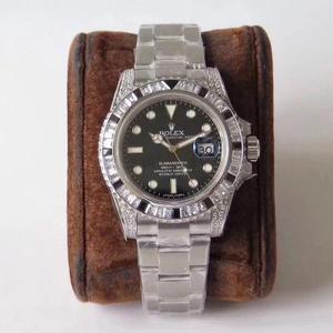 GS luxury masterpiece Rolex SUB Submariner rear diamond customized version! It is the fusion of luxury sparkle and non-fading, and it is the best choice for classic trends! GS luxury masterpiece Rolex SUB Submariner rear diamond customized version! It is the fusion of luxury sparkle and non-fading, and it is the best choice for classic trends!