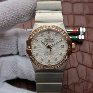 Omega Constellation Series 123.20.35 Stainless Steel Plated 18k Yellow Gold Bracelet Case Mechanical Men's Watch Omega Constellation Series 123.20.35 Stainless Steel Plated 18k Yellow Gold Bracelet Case Mechanical Men's Watch