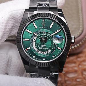 WWF Rolex, Skywalker SKY-DWELLER series DIW modified models, men's automatic mechanical watch, blue plate WWF Rolex, Skywalker SKY-DWELLER series DIW modified models, men's automatic mechanical watch, blue plate
