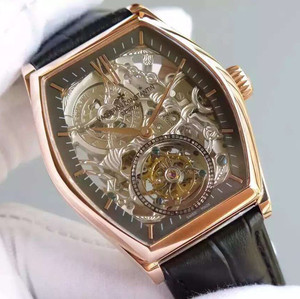 Vacheron Constantin Malta series hollow tourbillon, self-winding mechanical real tourbillon movement men's watch Vacheron Constantin Malta series hollow tourbillon, self-winding mechanical real tourbillon movement men's watch