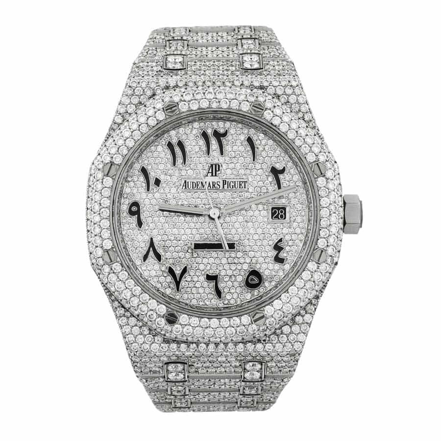 Audemars Piguet Royal Oak “Iced Out” 15400ST.OO.1220ST.02 Authentic Replica Edition