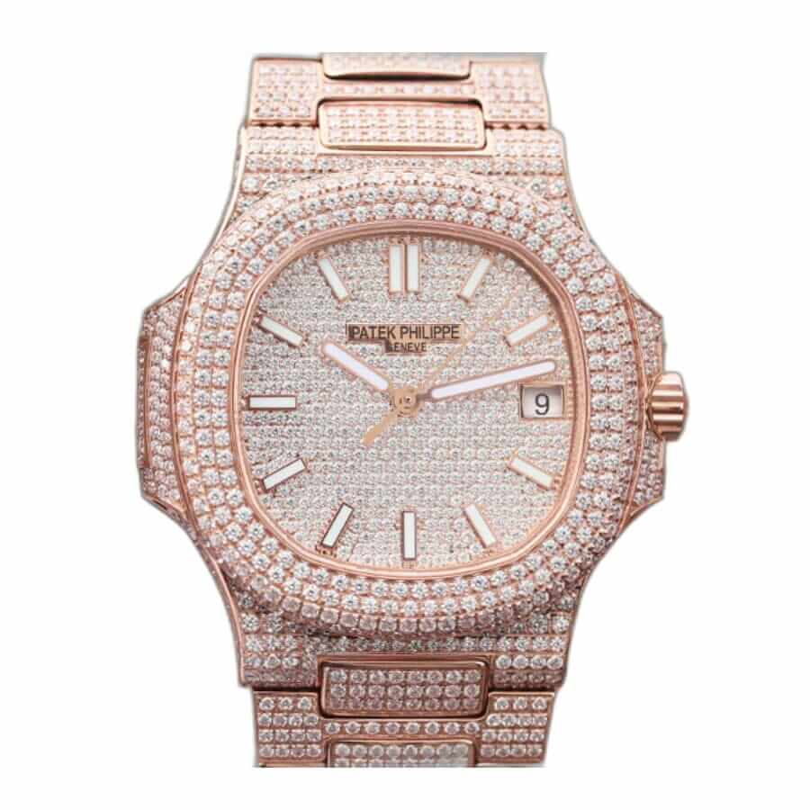 Patek Philippe Nautilus “Iced Out” 5719/10G Exceptional Replica 1:1