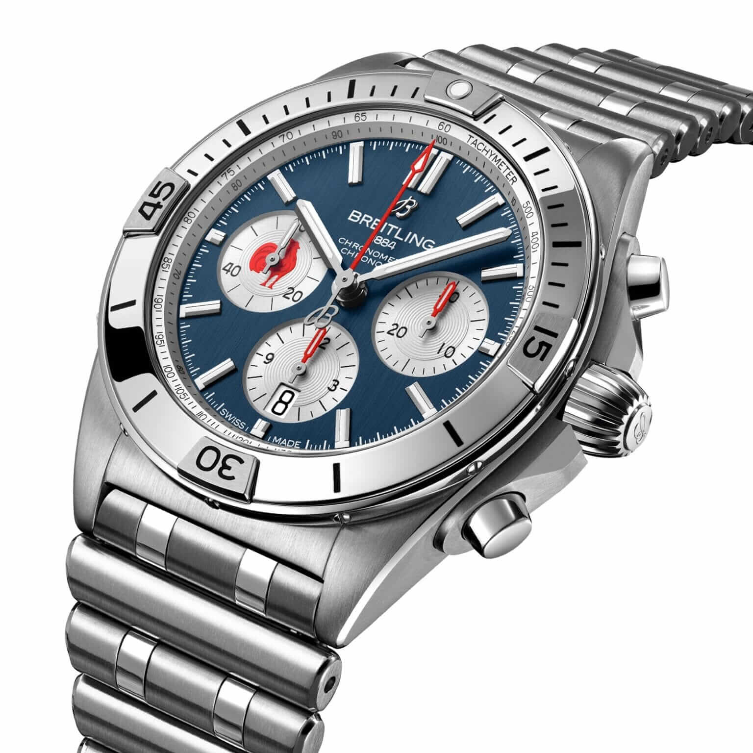 (image for) Breitling Chronomat B01 “Six Nations France” AB01442A1A1A1 Authentic Replica Edition