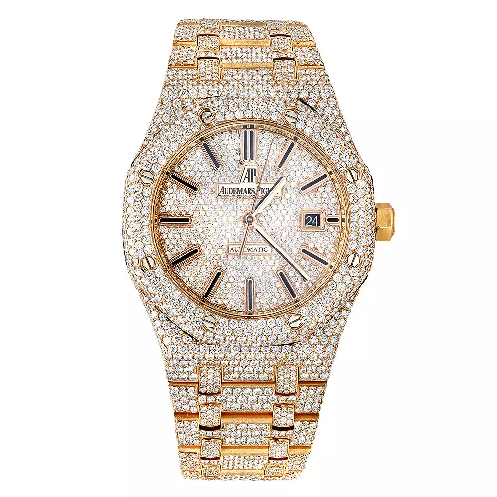 (image for) Audemars Piguet Royal Oak Chronograph 26331BA “Iced Out Gold” Ultra Fine Replica
