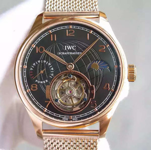 IWC Portoghese Power Sun Moon Star Series Orologio meccanico meccanico a mosca