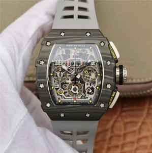 KV Richard Mille Miller RM11-03 Serie Orologio meccanico da uomo (Gray Strap) KV Richard Mille Miller RM11-03 Serie Orologio meccanico da uomo (Gray Strap)